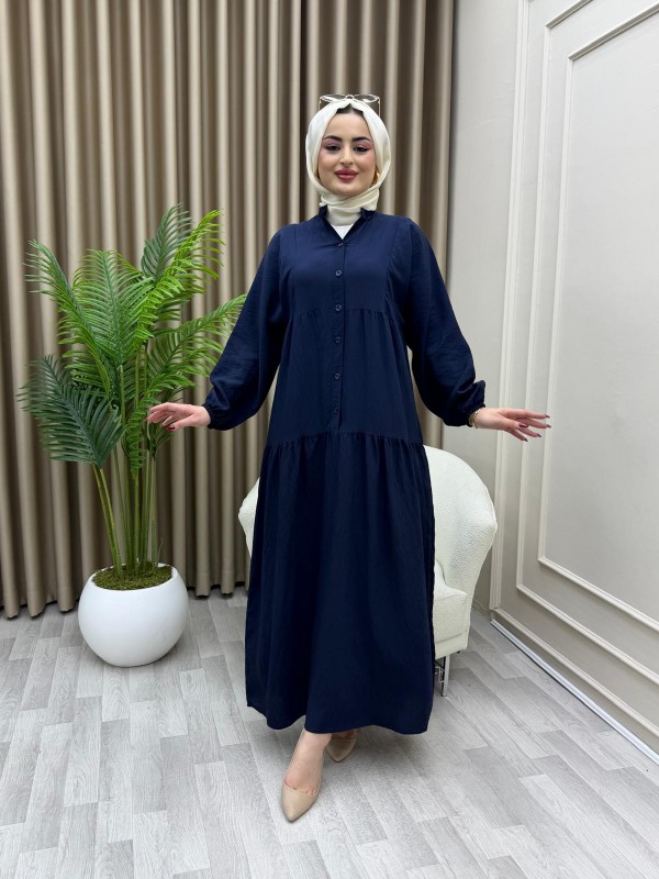 Gökçe Elbise Lacivert