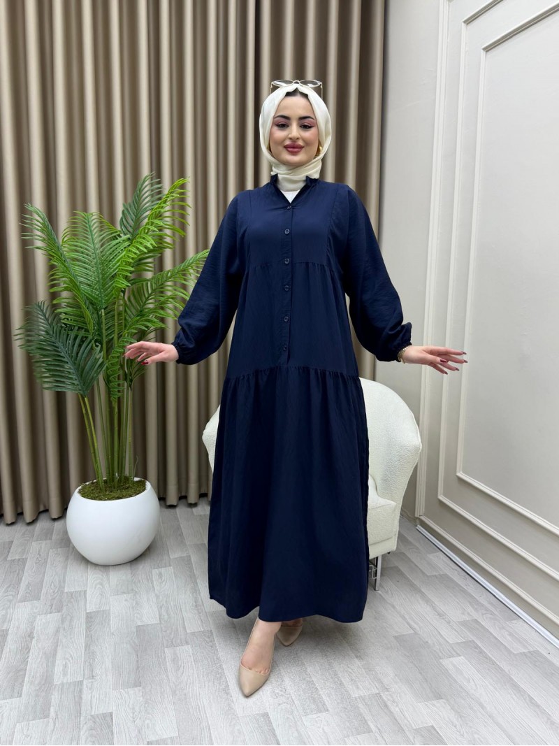 Gökçe Elbise Lacivert