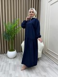 Gökçe Elbise Lacivert