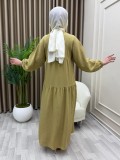 Gökçe Elbise Yağ Yeşil