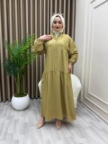 Gökçe Elbise Yağ Yeşil
