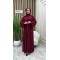 Hira Elbise-Abaya Bordo