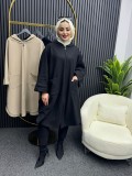 Yeni Sezon Kaşe Panço Siyah
