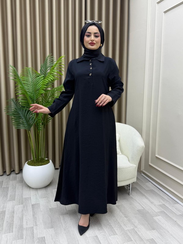 Moda Elbise Siyah