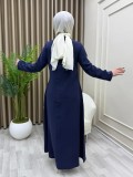 Moda Elbise Lacivert
