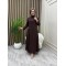 Moda Elbise Kahve