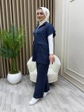 Oysh Yelekli Takım Lacivert Oysh Yelekli Takım Lacivert