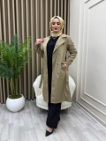 Yaprak Trençkot Bej Yaprak Trençkot Bej