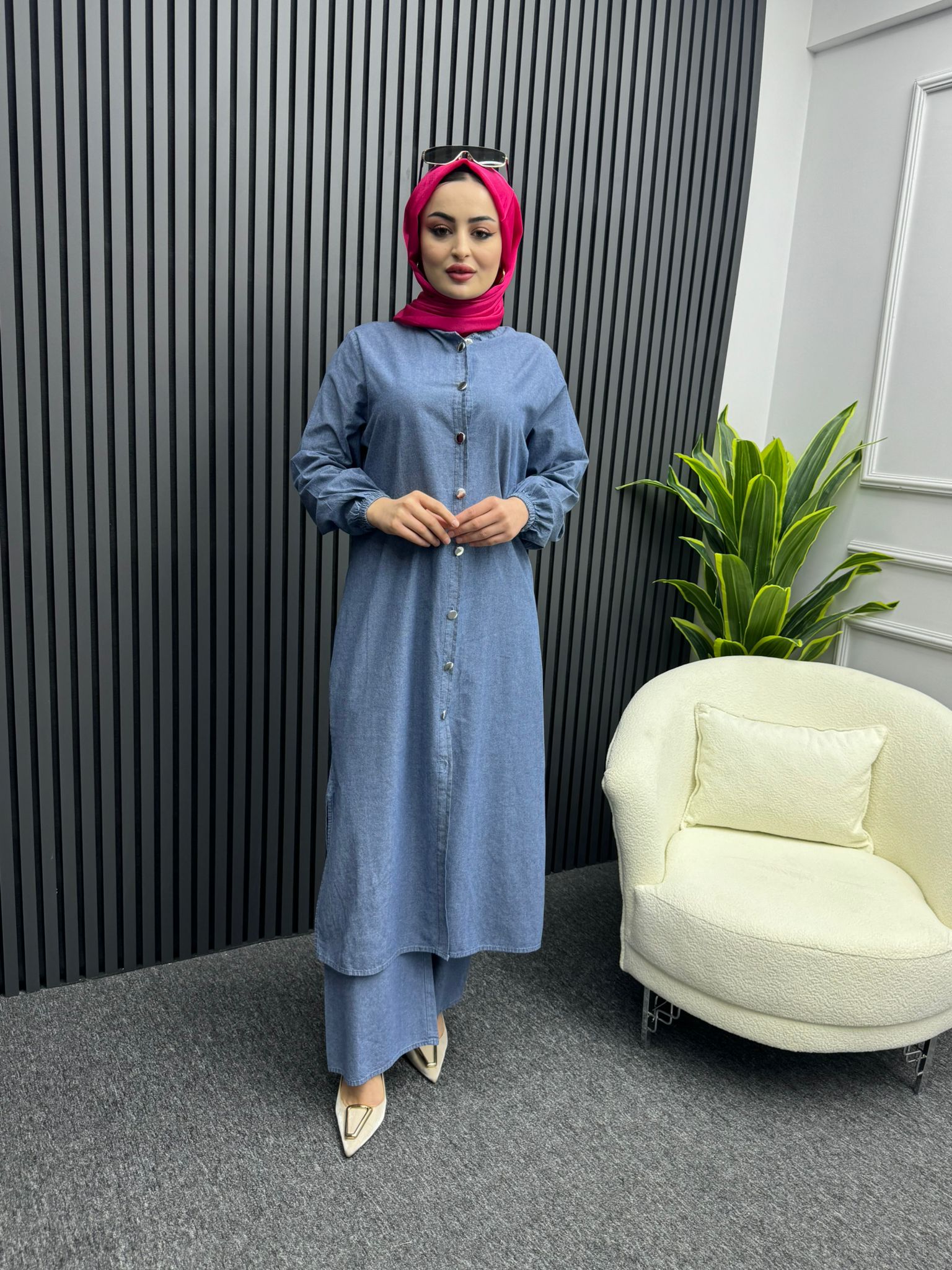 Öznur Kot Takım Mavi